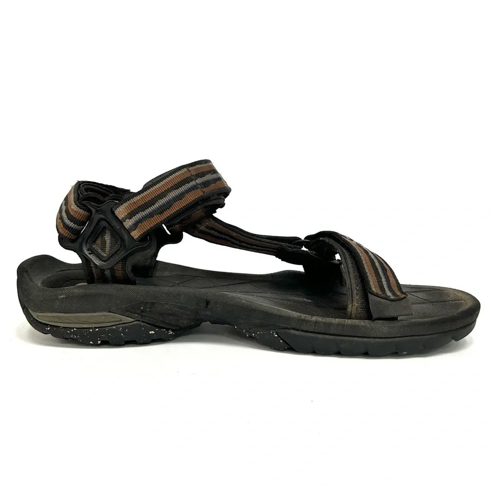 Teva Men’s Terra Fi 5 Universal Hiking Sandal Black & Brown, Size 13